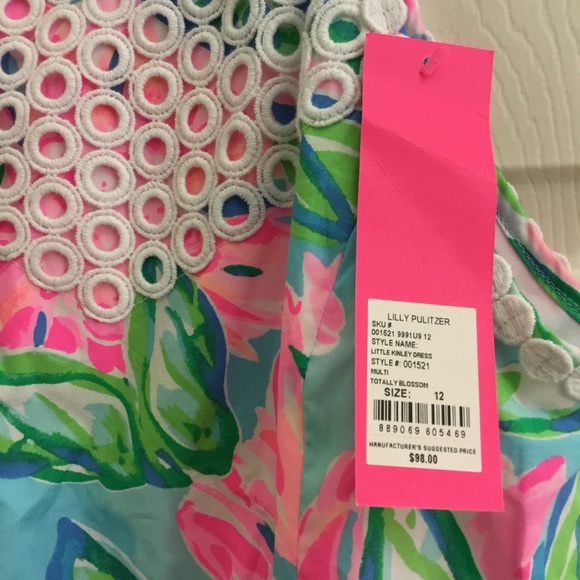 NWT Lilly Pulitzer Girls Little Kinley Dress - Picture 6 of 6